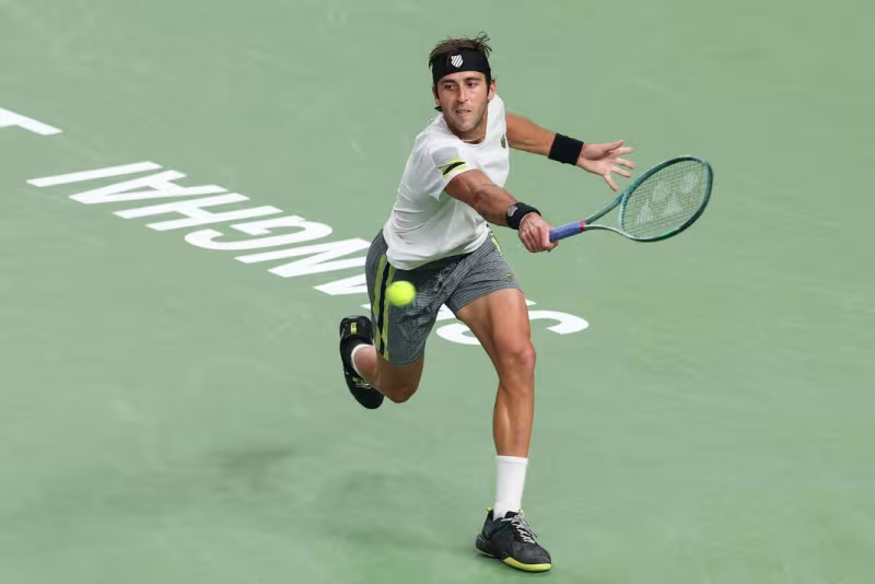 Tomás Martín Etcheverry, éliminé à Shanghai. Photo : gettyimages