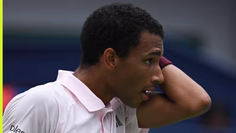 Félix Auger-Aliassime, lesión de rodilla. Foto: gettyimages