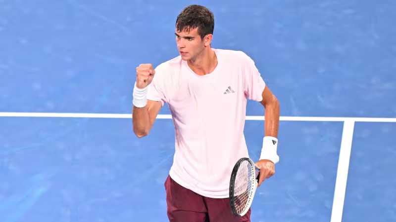 Rafael Jódar gana en Shanghái. Foto: atptour.com