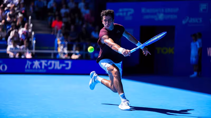 Munar va molto sul serio a Tokyo e aspetta già Alcaraz in semifinale. Foto: Gettyimages