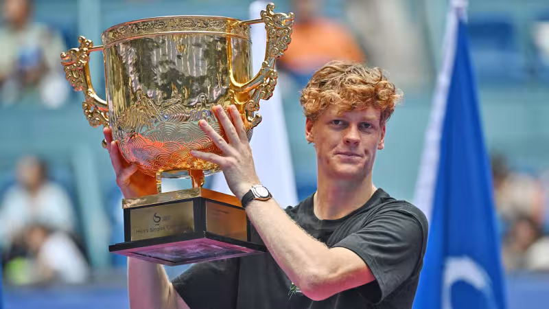 Sinner giocherà il torneo di Pechino fino al 2030. Fonte: Getty Images.