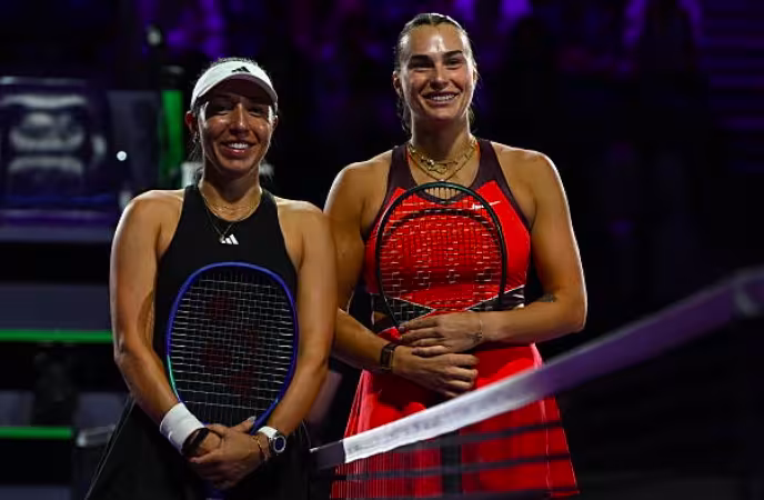 Sabalenka se disculpa con su entrenador tras ‘hacerle’ abandonar el estadio