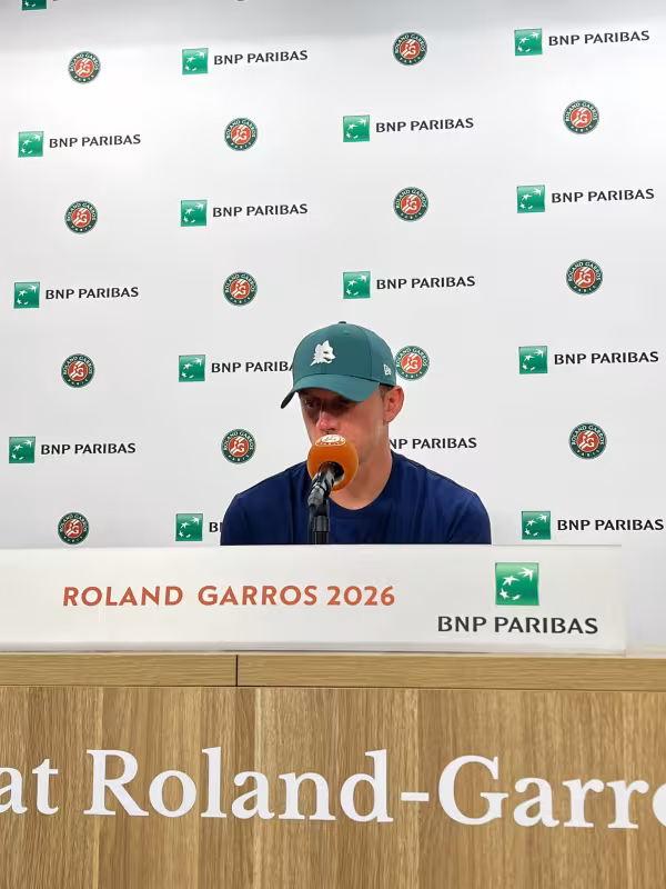 Davidovich's suffering today at Roland Garros: "I couldn't breathe, I thought about retiring"