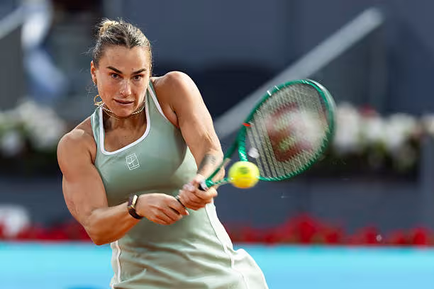 Sabalenka, tras su increíble golpe: “Estoy esperando a que Federer me dé algún consejo”