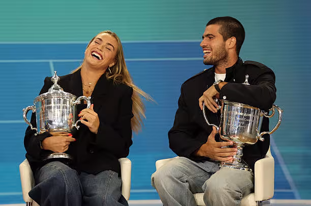 Sabalenka responde al eterno debate entre Sinner y Alcaraz: "Naturalmente, prefiero a Jannik"