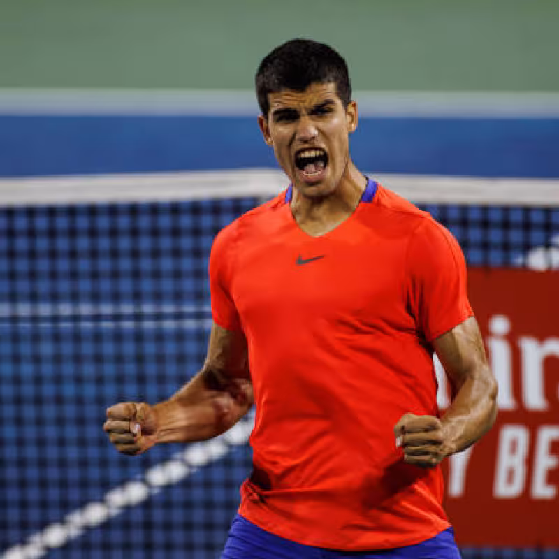 Seguimos EN DIRECTO el Carlos Alcaraz - Cameron Norrie: cuartos de final del ATP Cincinnati 2022. Foto: Getty