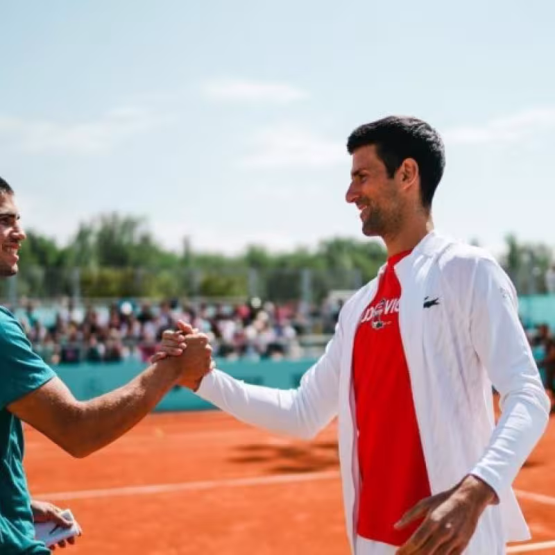 Sigue EN DIRECTO con nosotros el Alcaraz-Djokovic: Semifinales del Mutua Madrid Open 2022. Foto: AS.