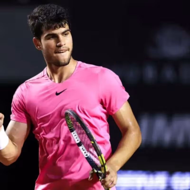 Alcaraz empieza siendo un vendaval. Foto: Getty