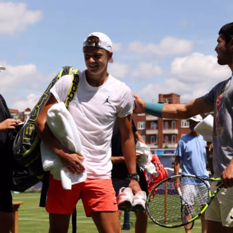 Holger Rune y Carlos Alcaraz, rivalidad. Foto: gettyimages