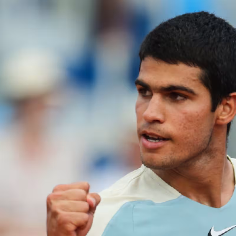 Carlos Alcaraz en Umag 2022. Foto: Getty