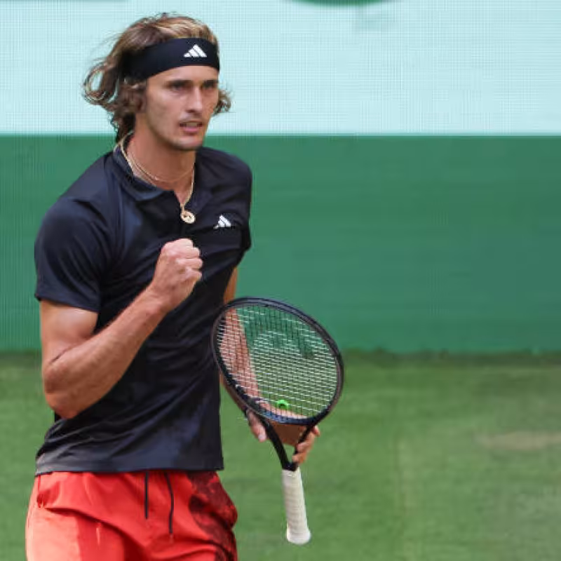 Zverev: "Es muy difícil encontrar el ritmo adecuado en hierba"