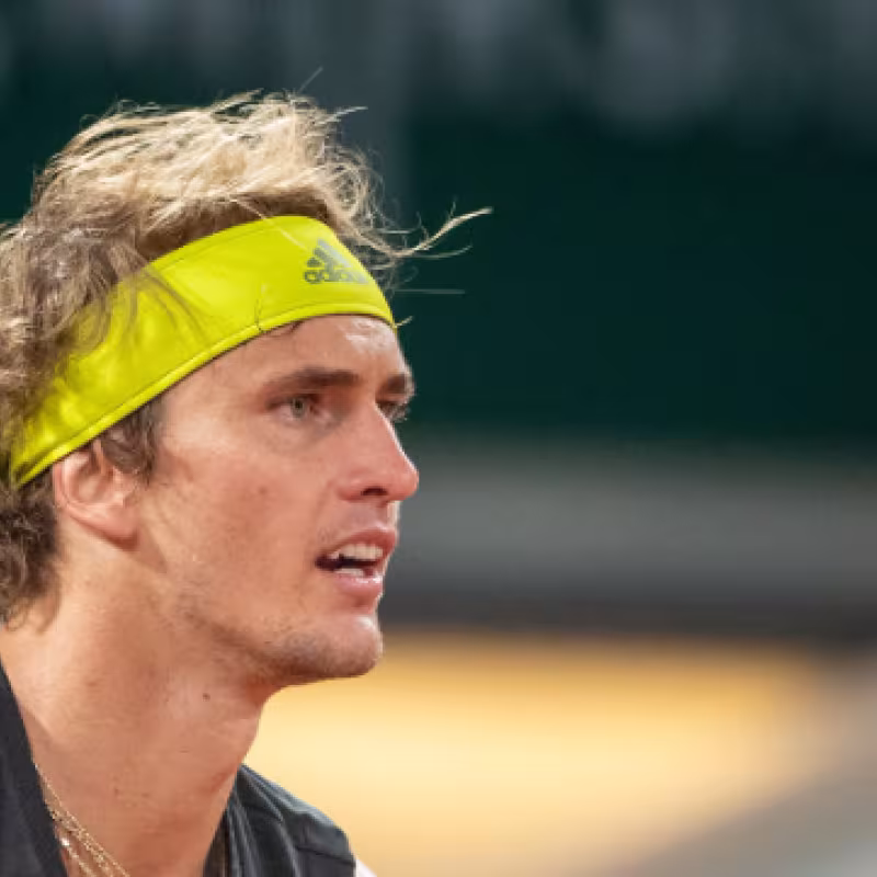 Alexander Zverev en Roland Garros 2022. Foto: Getty