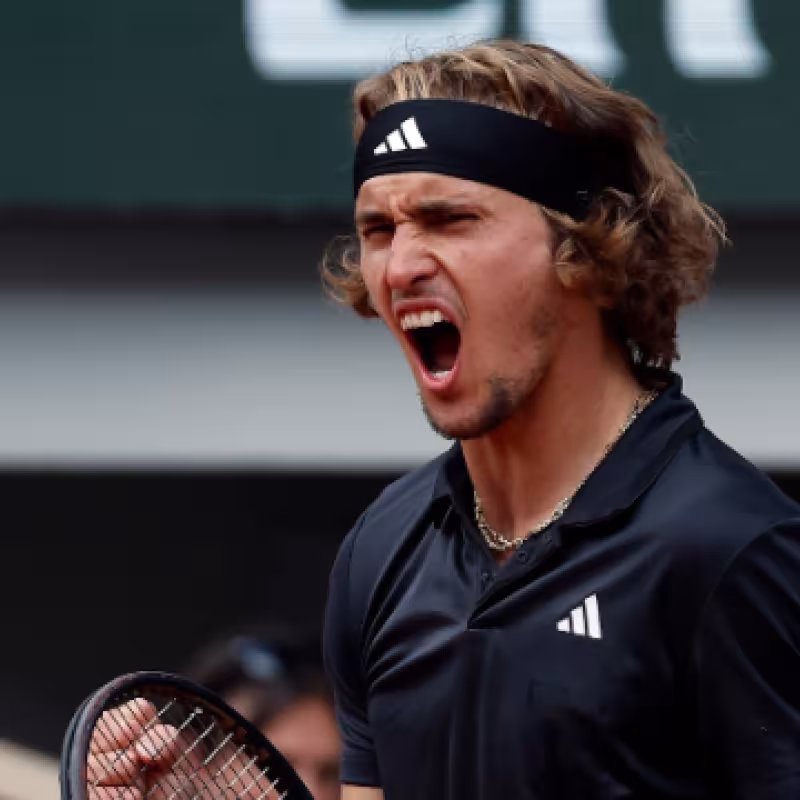 Alexander Zverev llega a semifinales de Roland Garros 2023. Foto: Getty