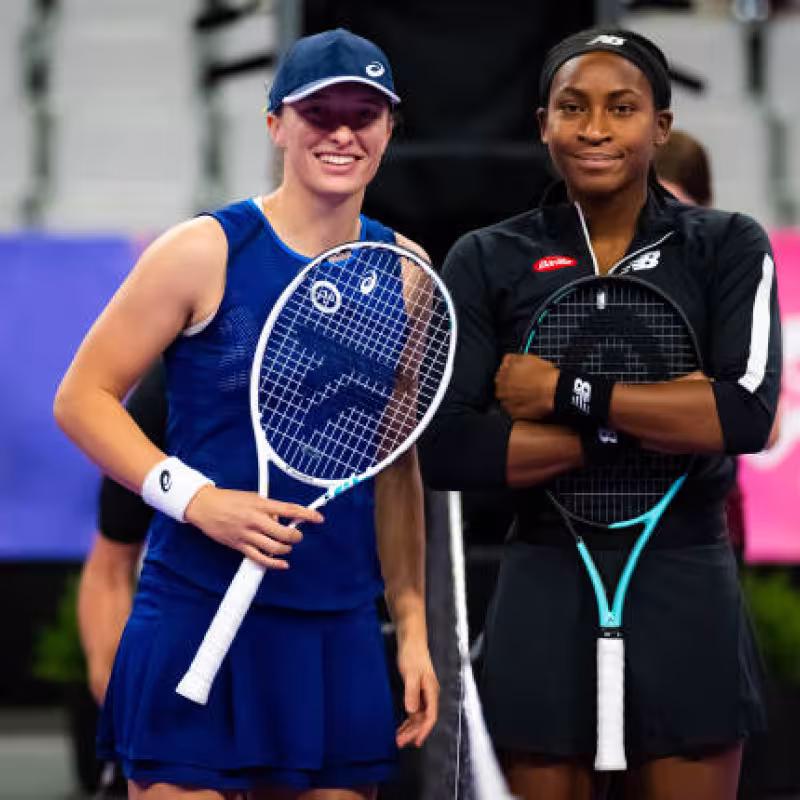Swiatek y Gauff, posibles rivales en Open de Australia 2023. Foto: gettyimages