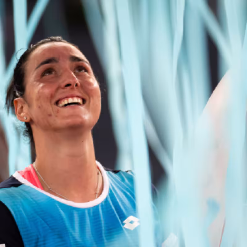 Ons Jabeur, campeona del Mutua Madrid Open 2022. Foto: Getty
