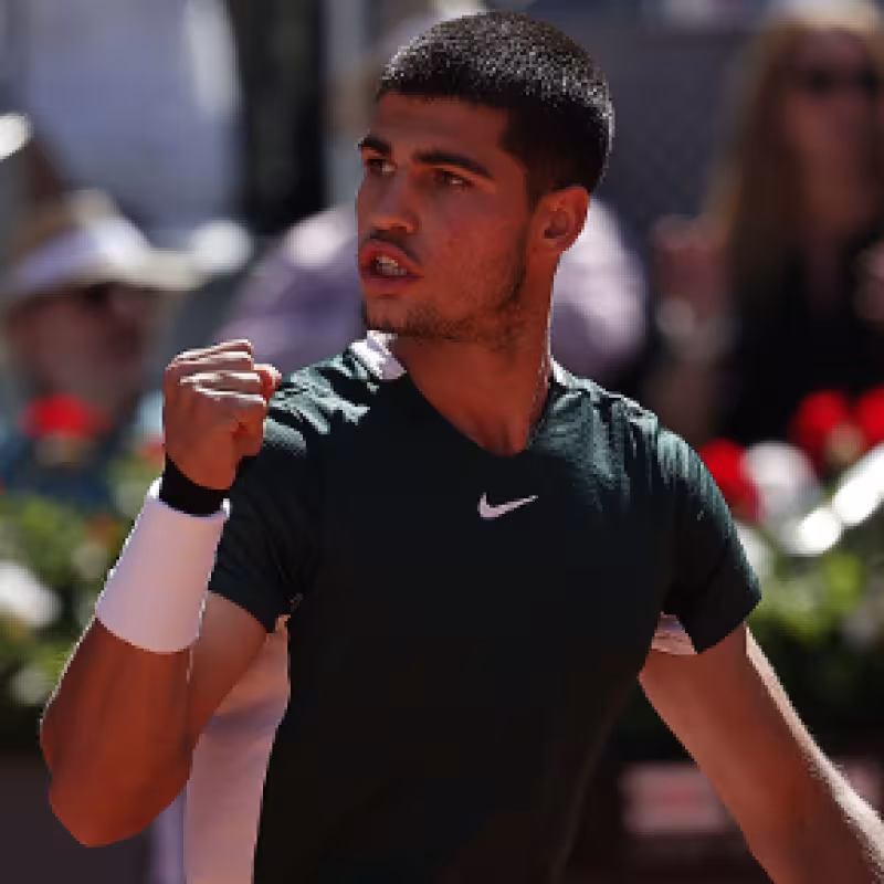 Carlos Alcaraz, finalista Mutua Madrid Open 2022. Foto: gettyimages