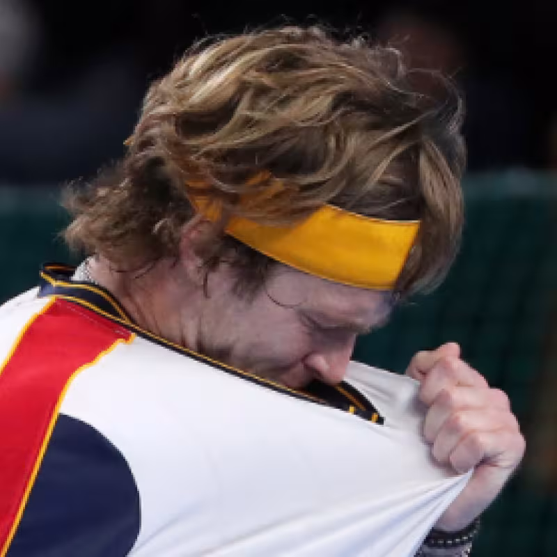 Rublev se declara devastado y deprimido tras su derrota en Moscú