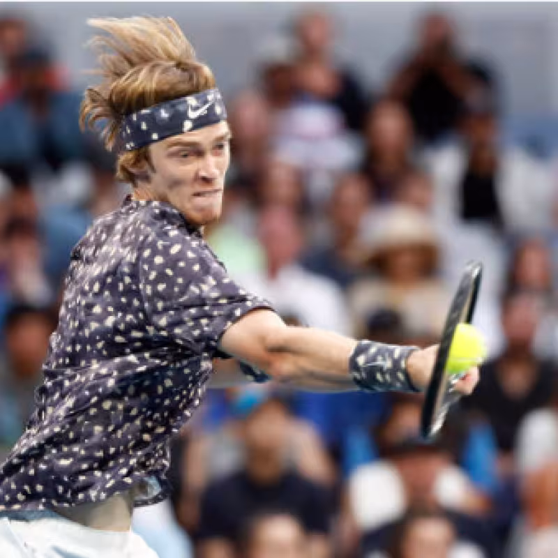 Andrey Rublev describe las emociones de un tenista. Foto: gettyimages
