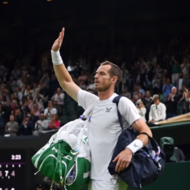 Andy Murray en Wimbledon 2022. Foto: Getty