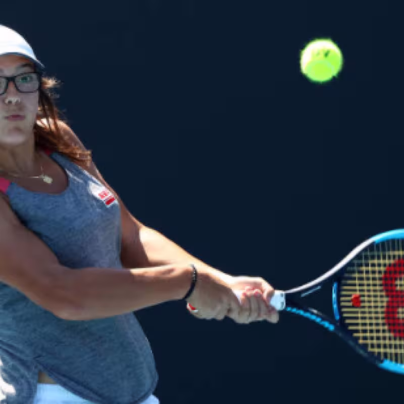 Wimbledon Junior. Ane Mintegi Del Olmo debutó con triunfo en una jornada suspendida por la lluvia