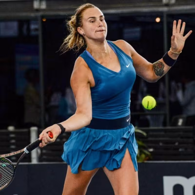 WTA Adelaida 2 2022. Sabalenka sucumbe tras cometer 22 dobles faltas
