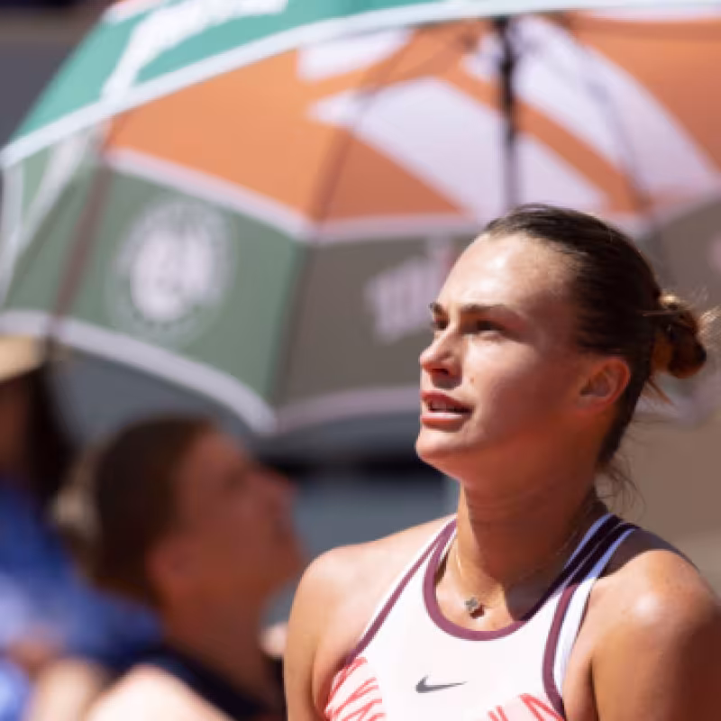 Aryna Sabalenka en París. Foto: Getty