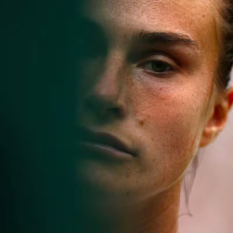 Aryna Sabalenka con su título en Linz. Fuente: Getty