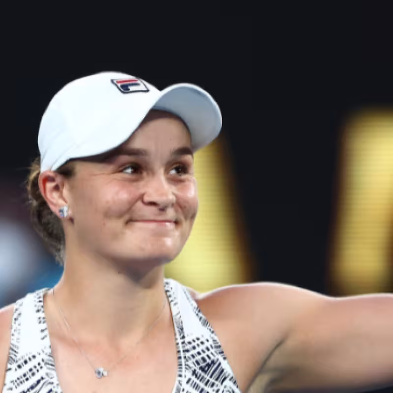 Ashleigh Barty en el Open de Australia 2022. Foto: Getty