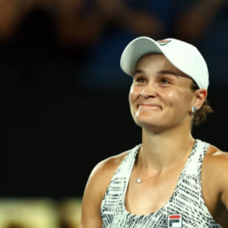 Ashleigh Barty en el Open de Australia 2022. Foto: Getty