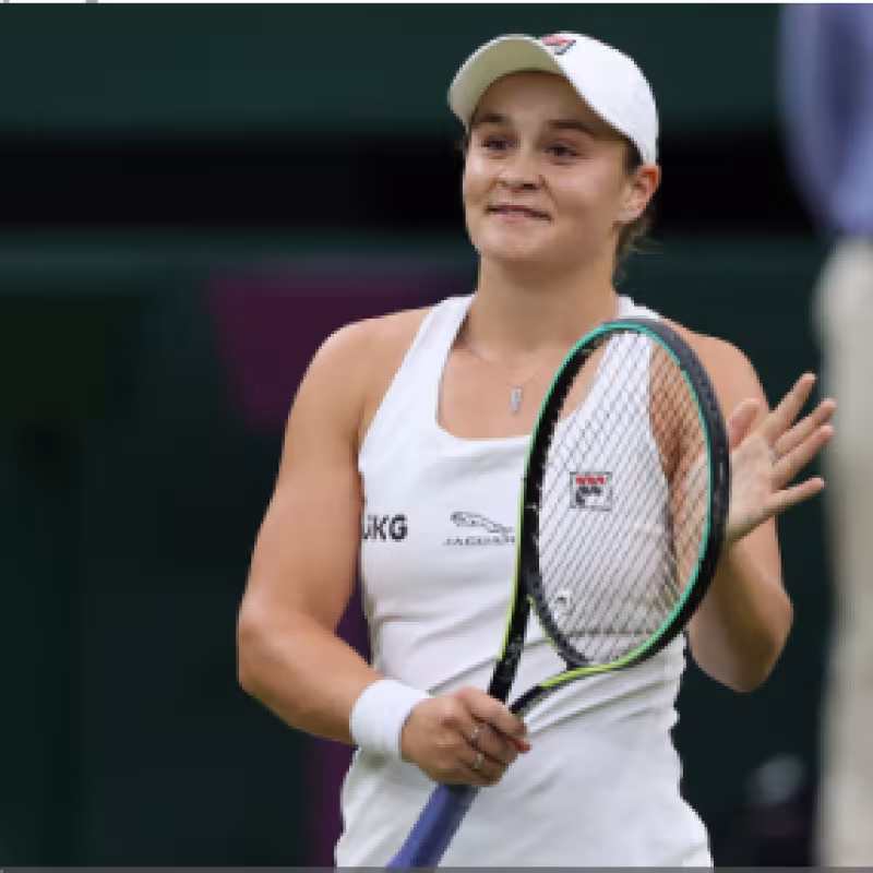 Ashleigh Barty analiza clasificación semifinales Wimbledon 2021. Foto: gettyimages