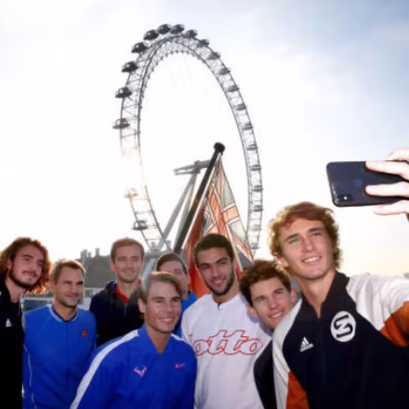 Las últimas ATP Finals en las que coincidieron la Next Gen con el Big 3. Foto: Getty