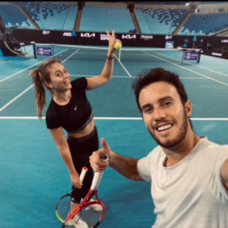 Paula Badosa acaba el confinamiento y ya entrena en Melbourne