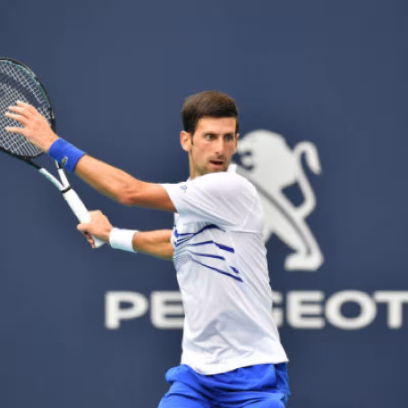 Novak Djokovic, en el Miami Open 2019. Fuente: Getty