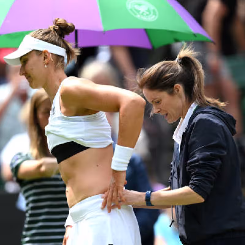 Beatriz Haddad Maia en su última participación en Wimbledon. Fuente: Getty