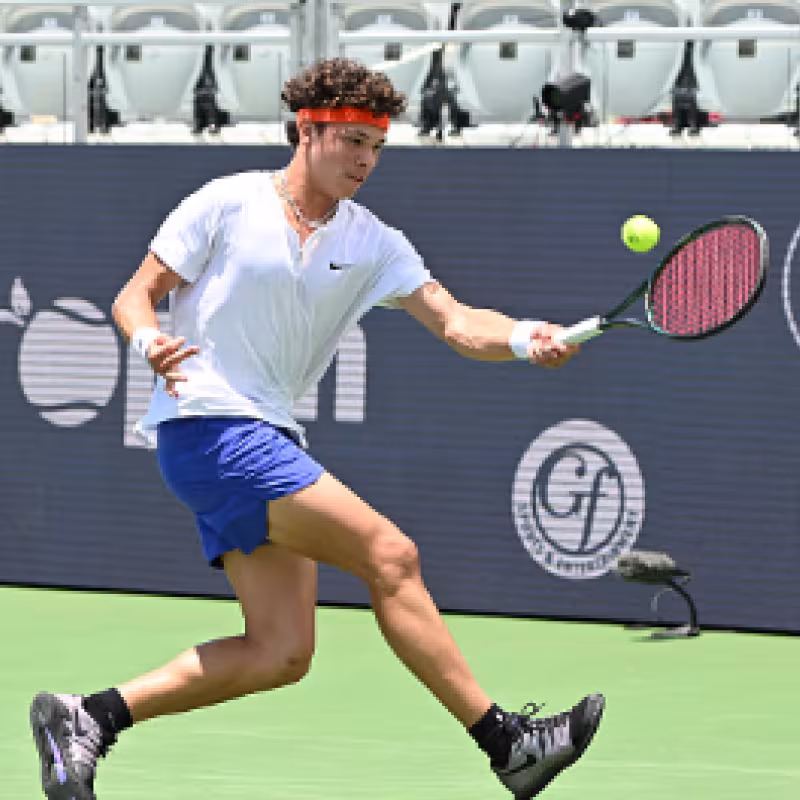 Ben Shelton en torneo de Atlanta. Foto: gettyimages