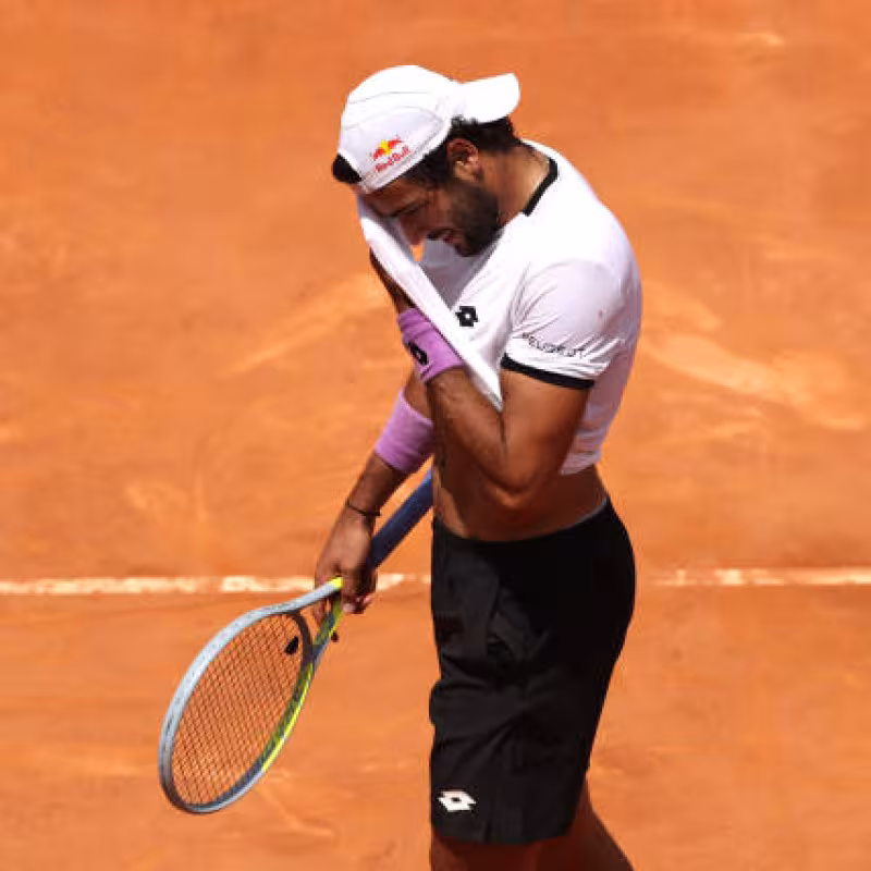Berrettini se ve obligado también a bajarse de Roma