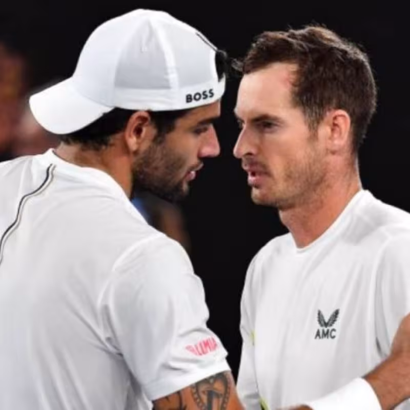 Berrettini: "Es increíble lo que Andy es capaz de hacer después de tantas operaciones". Foto: Getty