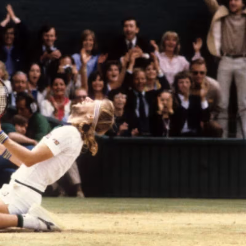 Björn Borg, trayectoria en Wimbledon. Foto: gettyimages