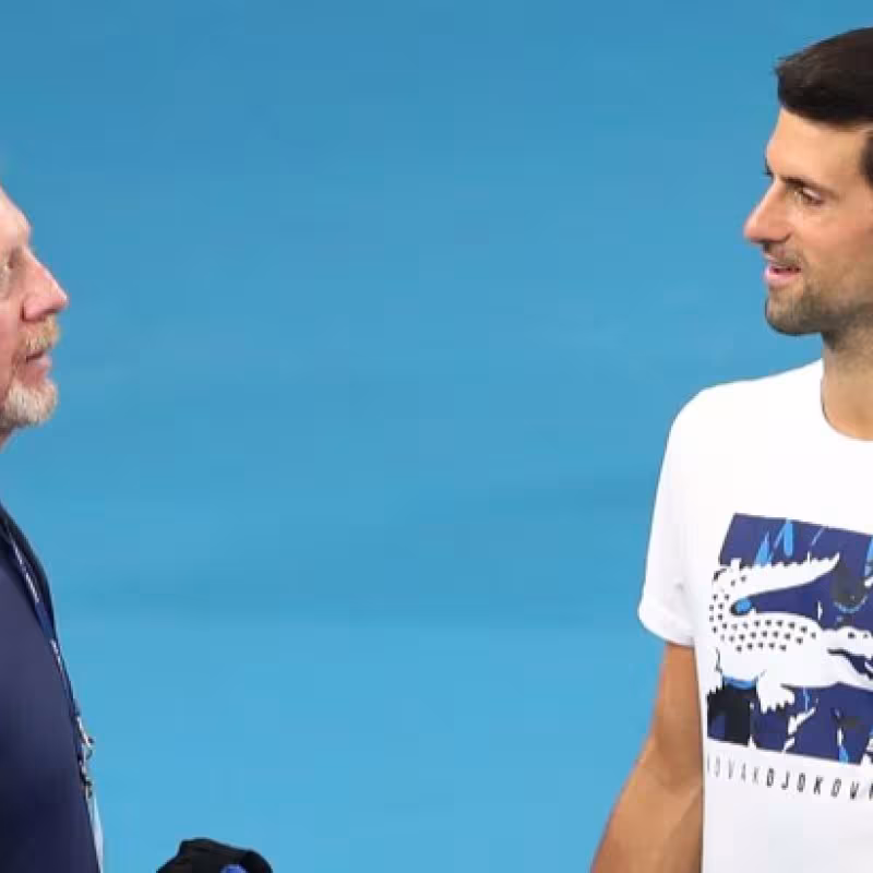 Djokovic entrenó con Becker durante dos temporadas. Foto: Getty