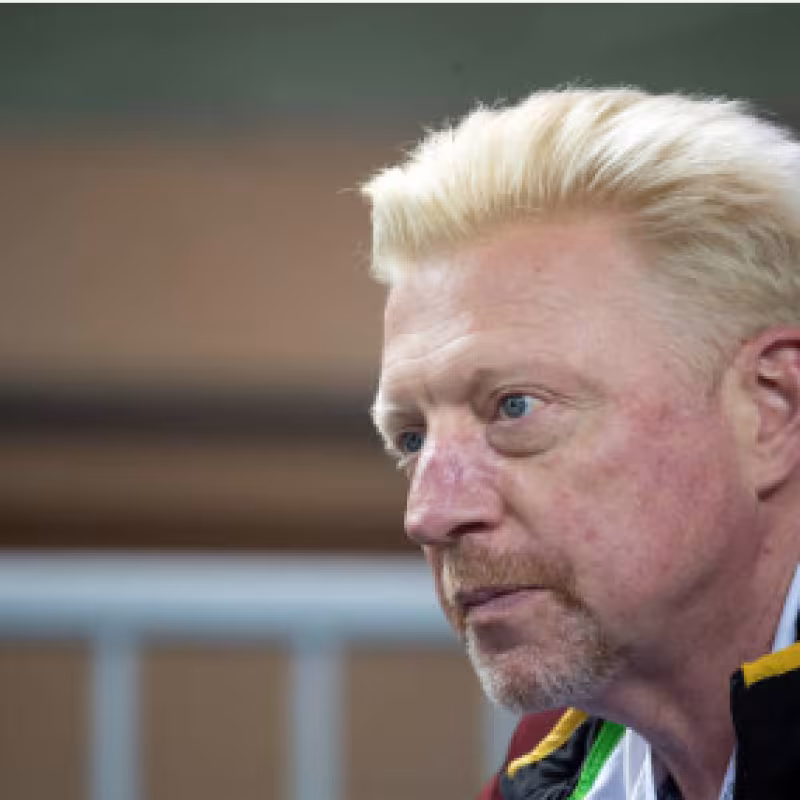 Boris Becker en una eliminatoria de Copa Davis. Fuente: Getty