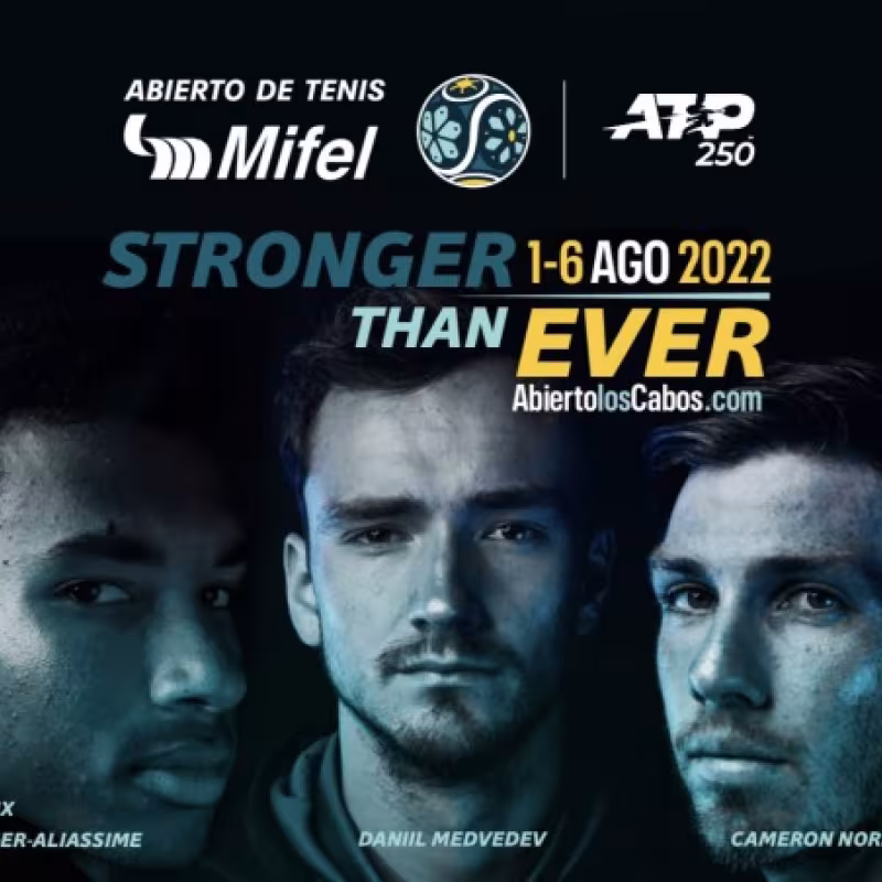 Daniil Medvedev disputará el torneo de Los Cabos