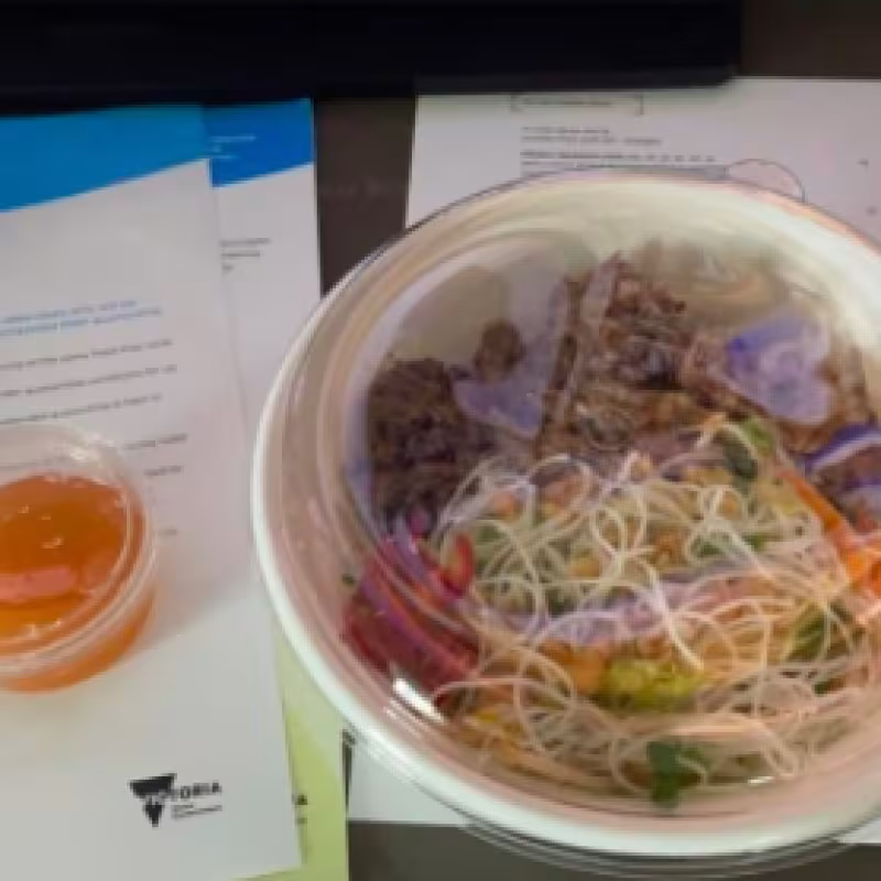 Descontento general con la comida del Open de Australia