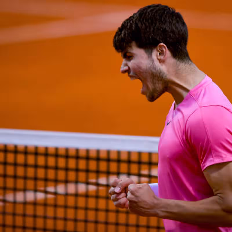 Carlos Alcaraz en Buenos Aires. Foto: Getty
