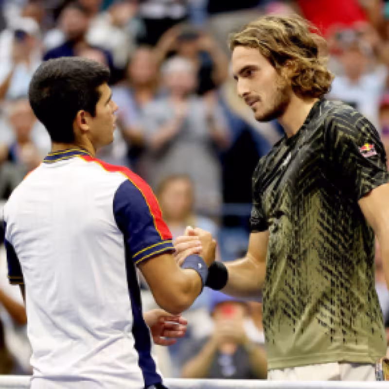 Claves victoria Carlos Alcaraz Tsitsipas en US Open 2021. Foto: gettyimages