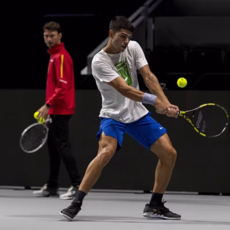 Carlos Alcaraz debutará en la Copa Davis. Foto: Getty