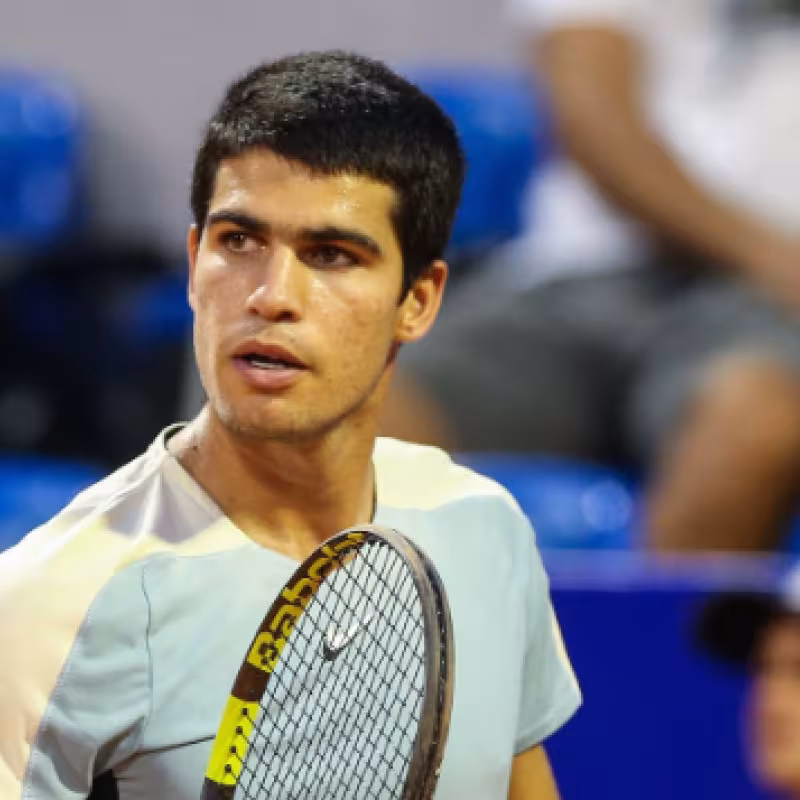 Carlos Alcaraz en Umag 2022. Foto: Getty