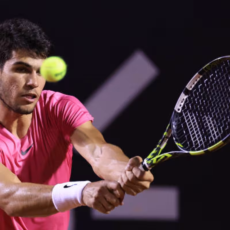 Carlos Alcaraz, alcance lesión ATP Río Open 2023. Foto: gettyimages