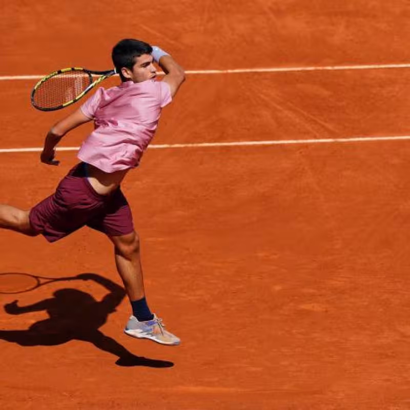 Alcaraz enfrentará a Nadal en la segunda ronda de Madrid. Foto: Mutua Madrid Open