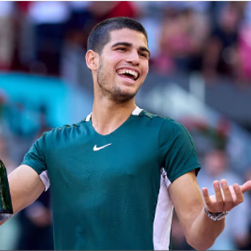 Carlos Alcaraz, posible ganador de Grand Slam con menos de 20 años. Foto: gettyimages