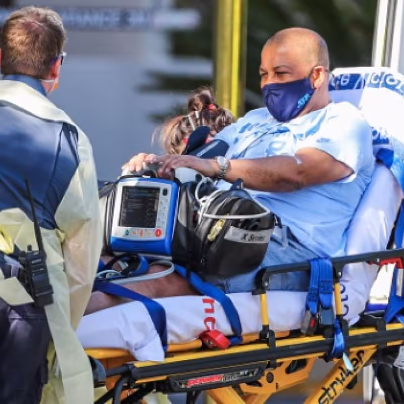 Carlos Bernardes es trasladado a un hospital de Melbourne por problemas de salud